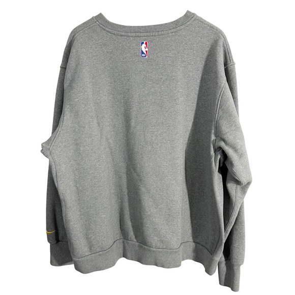 Nike Golden State Warriors Pullover Crewneck Sweatshirt Gray XXL Sportswear Fan - Picture 6 of 8